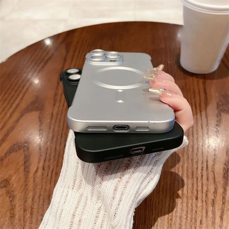 🎊Coque de téléphone magnétique fine sans cadre pour iPhone - Image 4