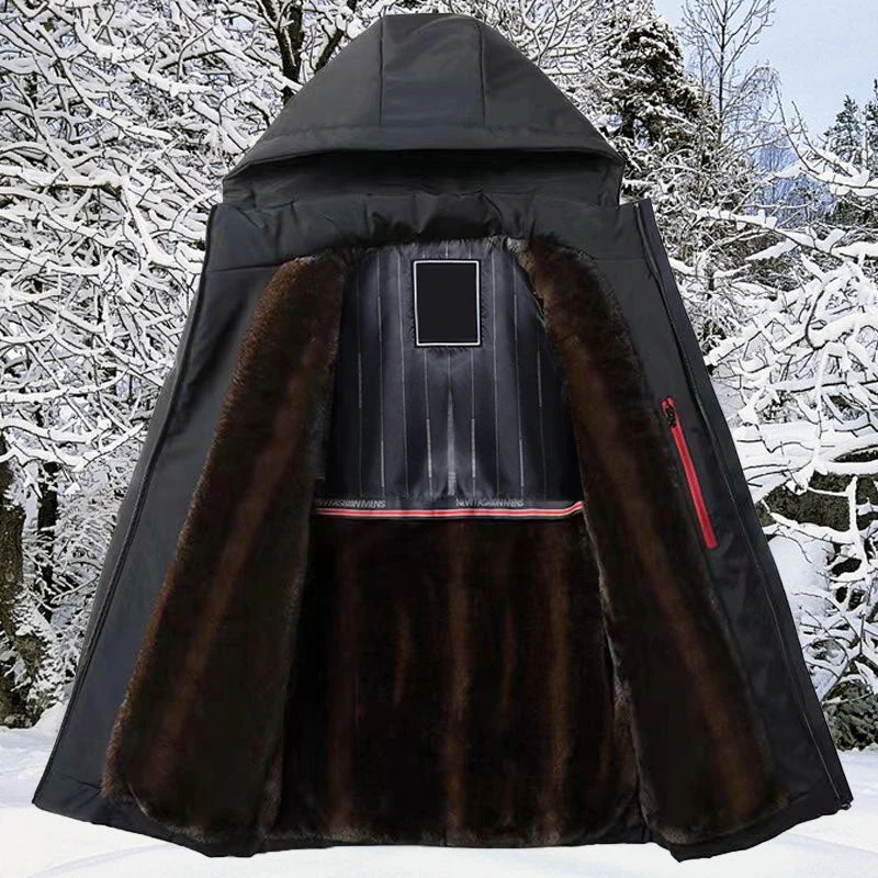 Parka thermique épaisse à capuche pour homme 💥Livraison gratuite💥 - Image 3