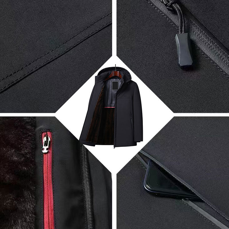 Parka thermique épaisse à capuche pour homme 💥Livraison gratuite💥 - Image 5