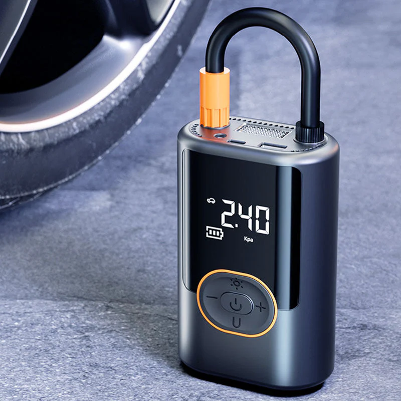 Multifunctional Portable Car Tire Inflator with Light - Image 3