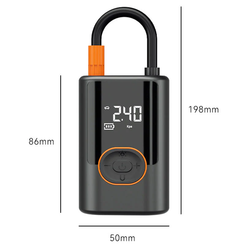 Multifunctional Portable Car Tire Inflator with Light - Image 8