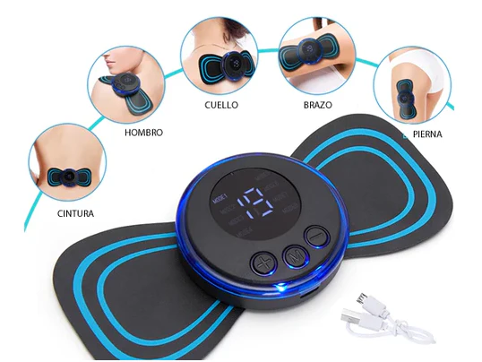 🔥 Offre spéciale limitée dans le temps ! 🎉Masseur Portable avec 8 Modes et Écran LCD - Mini Stimulateur Musculaire pour Soulagement de la Douleur - Image 6